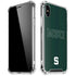 Michigan State University MSU Letters iPhone XS Max Clear Case